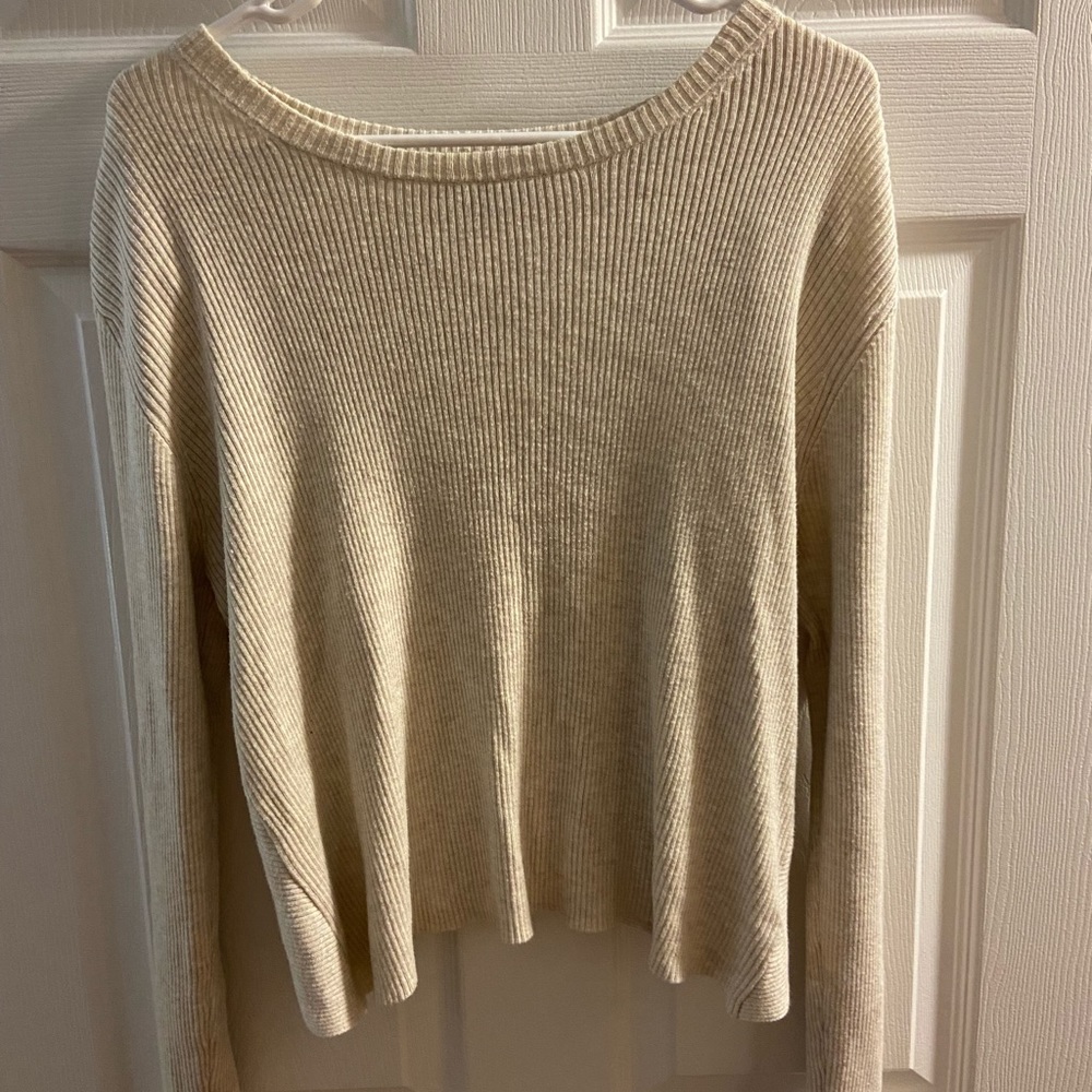 AE cross back sweater